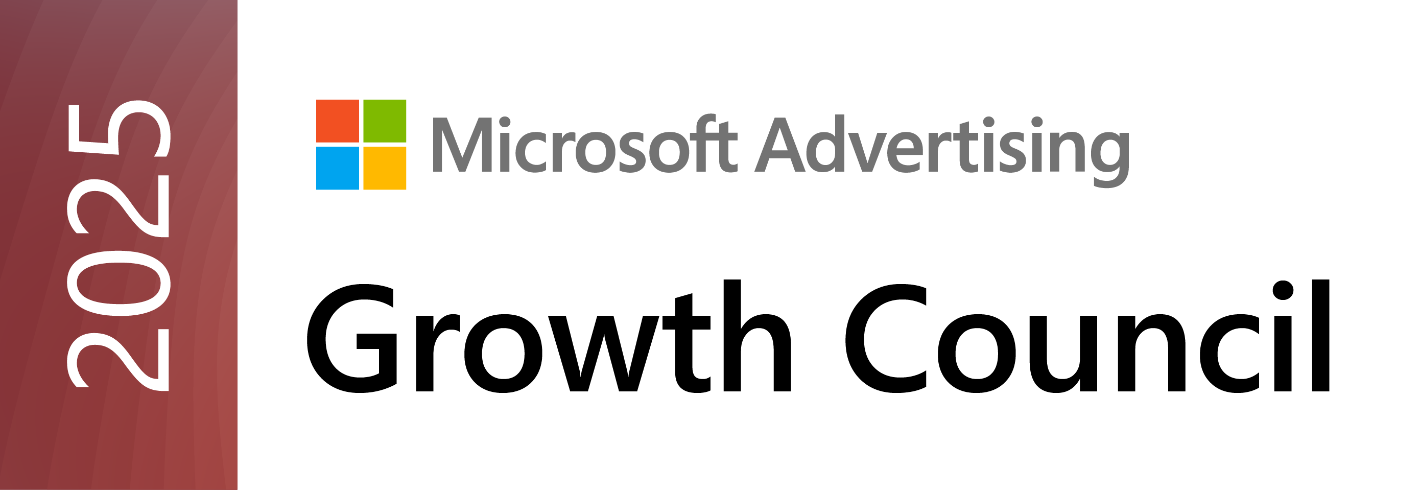 Microsoft Advertising Growth Council Badge 2025