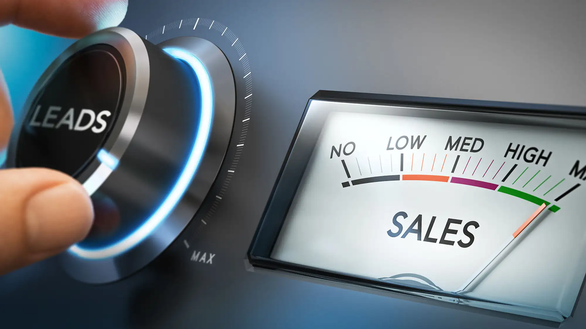 Knob turning leads into sales